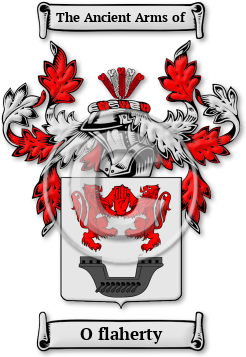 O flaherty Family Crest Download (jpg) Legacy Series - 150 DPI